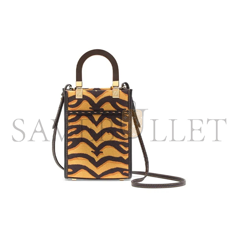 FENDI MINI SUNSHINE SHOPPER TOTE 8BS051AJ7PF1GEU (18*14*5.5cm)
